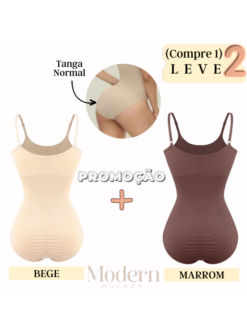 Body Modelador Suit Shape Slim (Compre 1 leve 2)