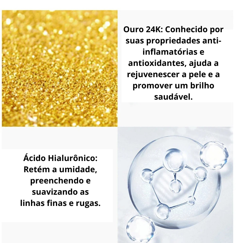 Serum Facial Goldserum 24k Anti-Envelhecimento - 300 ML