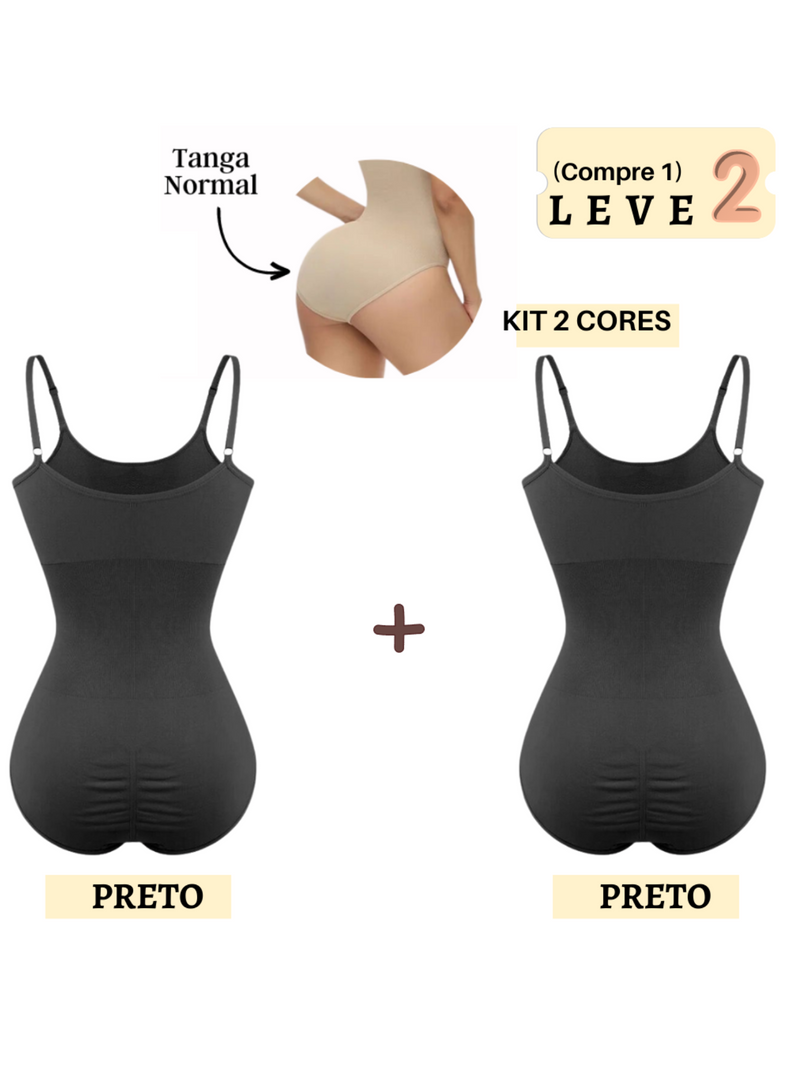 Body Modelador Suit Shape Slim (Compre 1 leve 2)