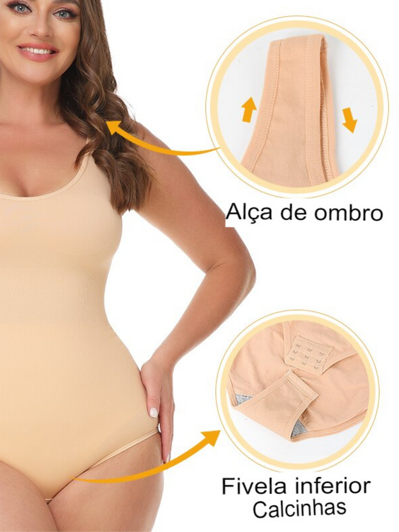 Body Modelador Suit Shape Slim - Regata