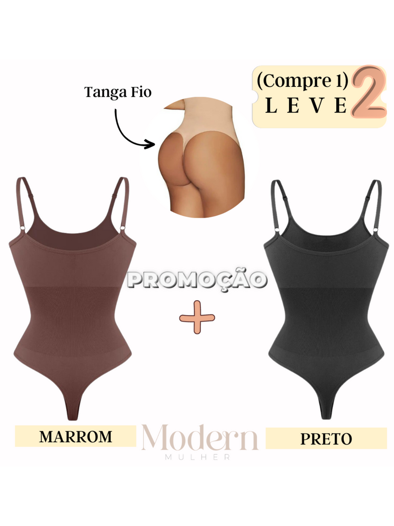 Body Modelador Suit Shape Slim (Compre 1 leve 2)