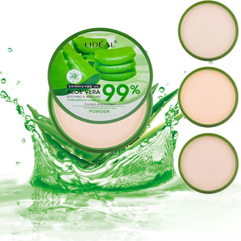 Pó Impermeável Hidratante Corretivo Foundation com 99% de Aloe Vera