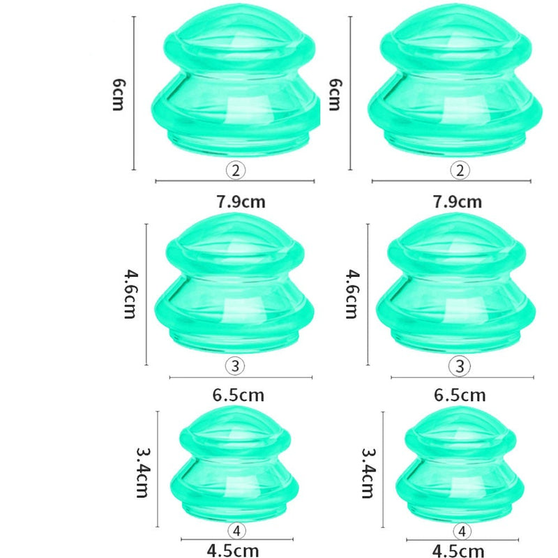 Ventosas de Silicone para Massagem TensionRelax