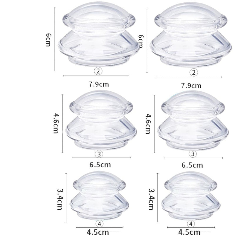 Ventosas de Silicone para Massagem TensionRelax