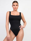 Body Suit Modelador Tanga Fio de Corte Alto - Spandex Premium